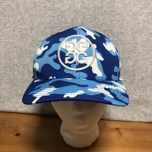 G-Fore Limited Edition Zyn Rewards Cool Mint Blue White Camo Snapback Golf Hat